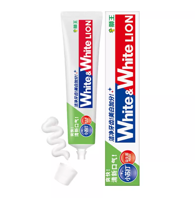 狮王小苏打美白牙膏（沁凉青柠香型）