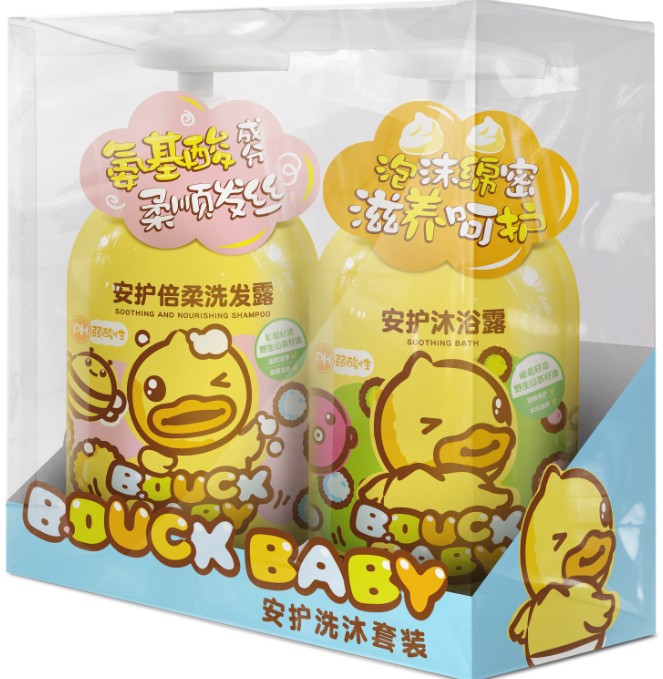 小黄鸭B.Duck Baby安护洗沐套装500g+500g