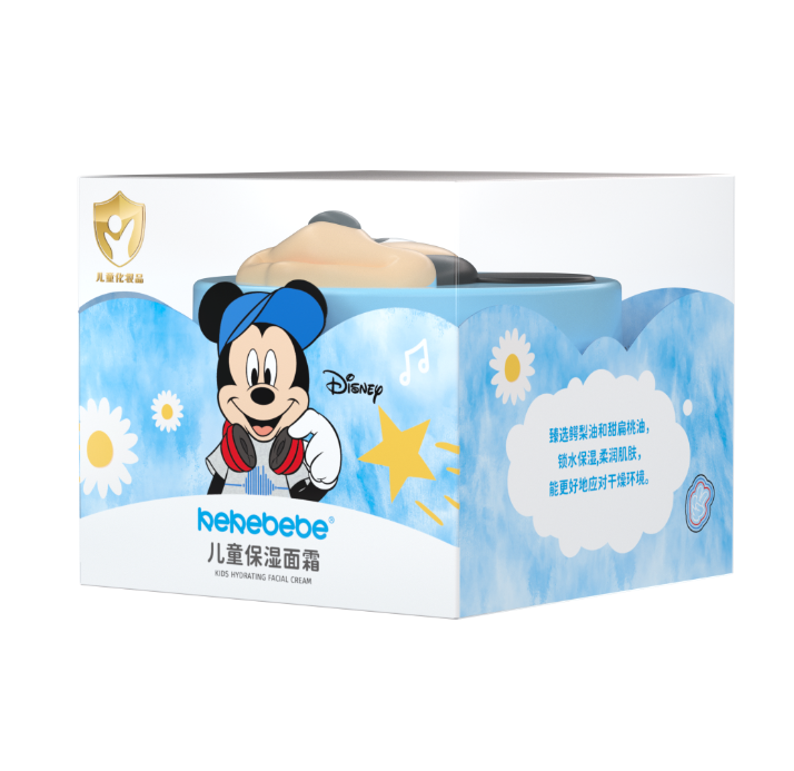 迪士尼kekebebe儿童保湿面霜50g蓝