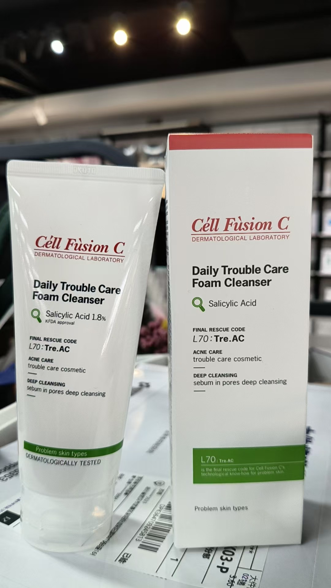 秀肤生净肤清痘洁面乳130ml